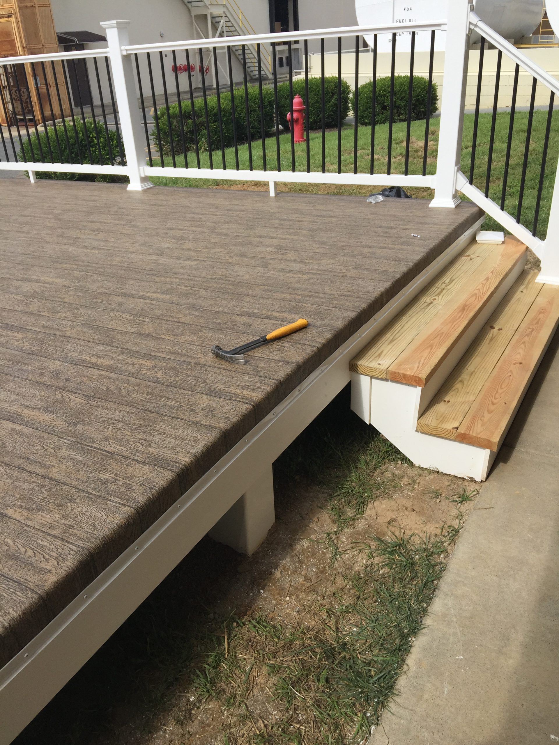 Waterproofing an elevated deck