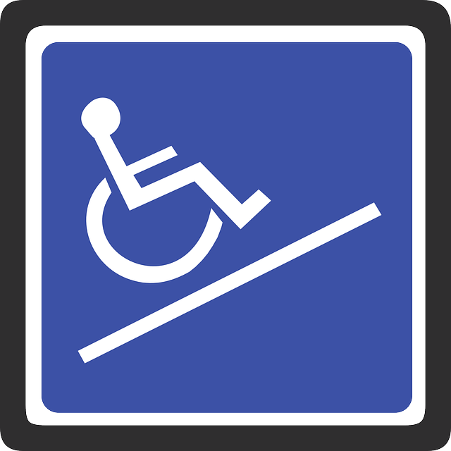 Wheelchair sign, vinyl decking used for wheelchair use, OnDek Vinyl Worx, Aldergrove BC